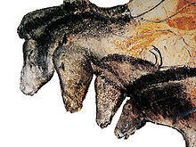 Horses Head Frieze, Chauvet Cave in Southern France.